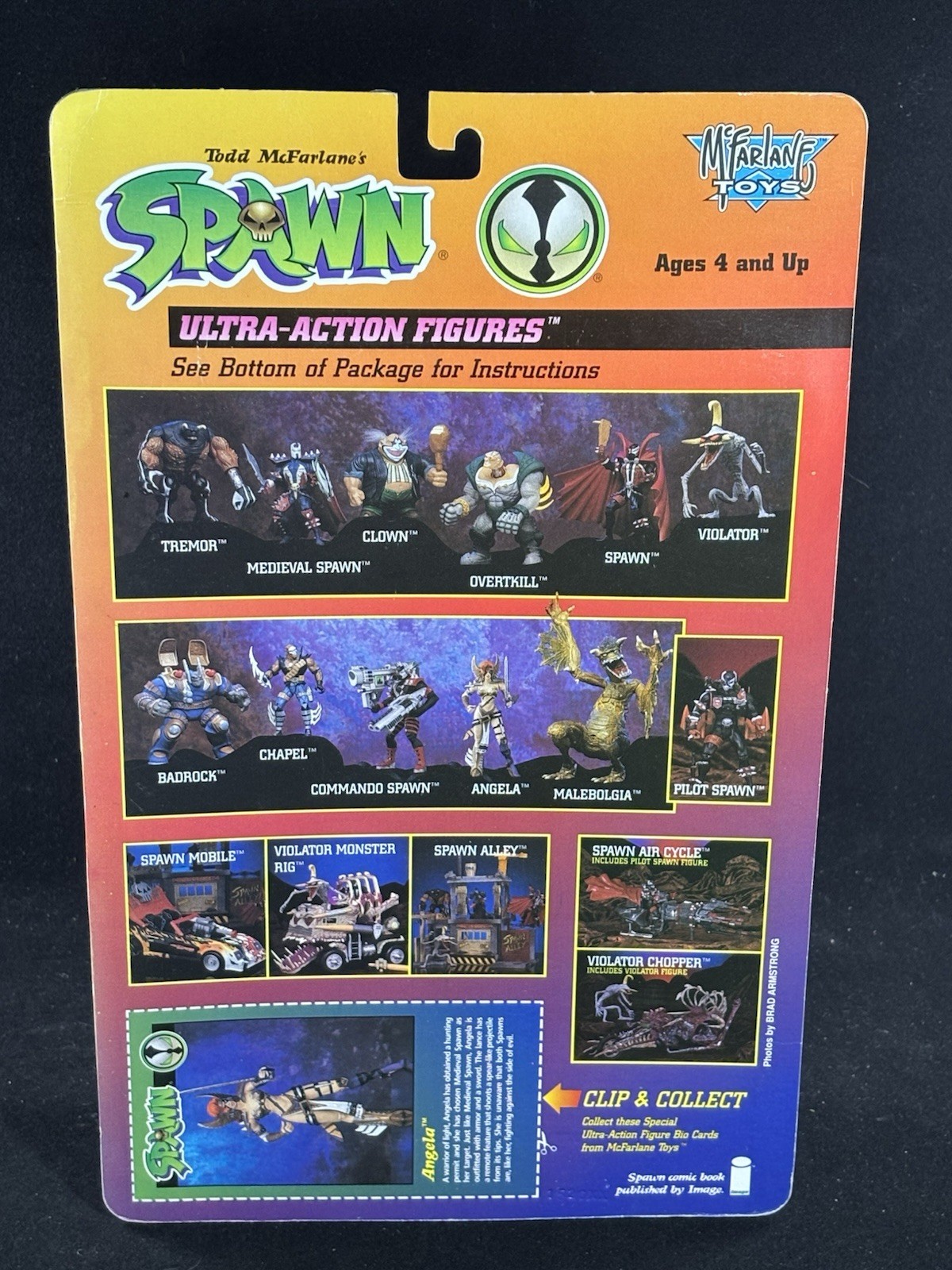 Spawn Red Angela Action Figure Limited Edition McFarlane Toys 1995 VTG