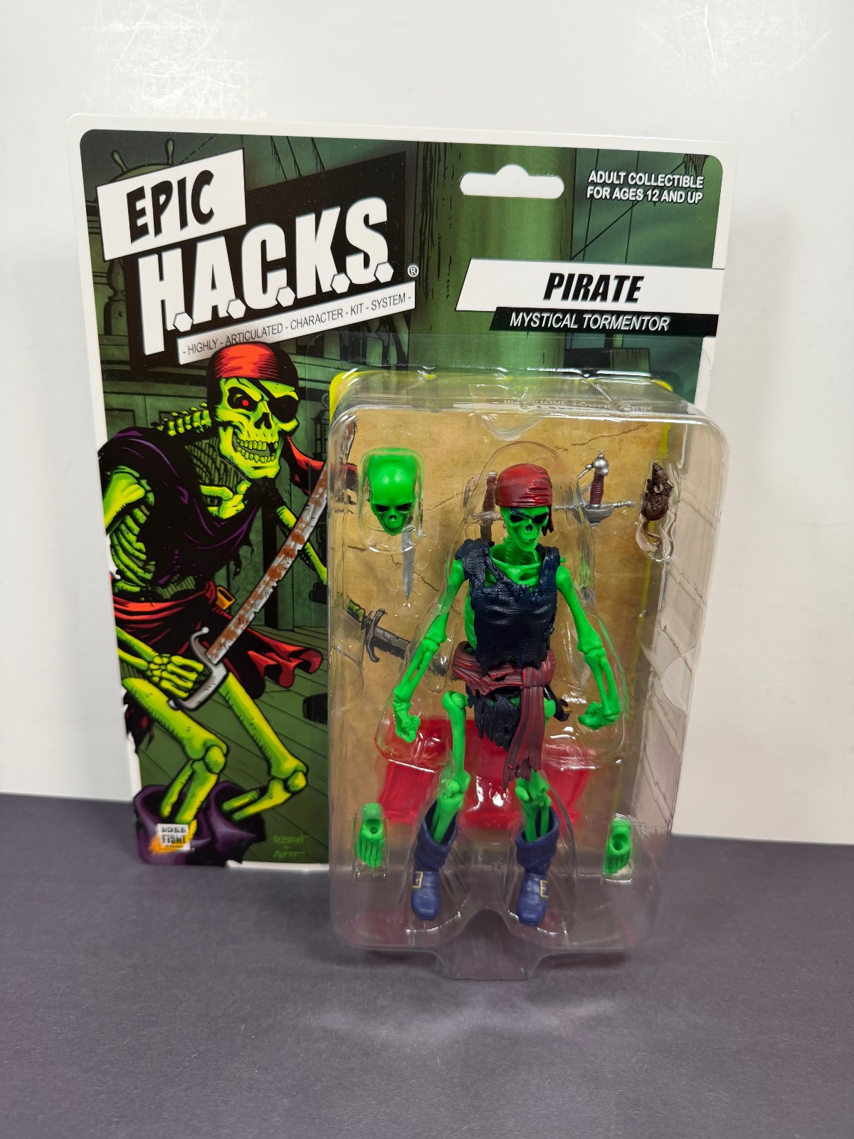 Boss Fight Studio Epic Hacks PIRATE Mystical Tormentor 6&Prime; Action Figure Skeleton