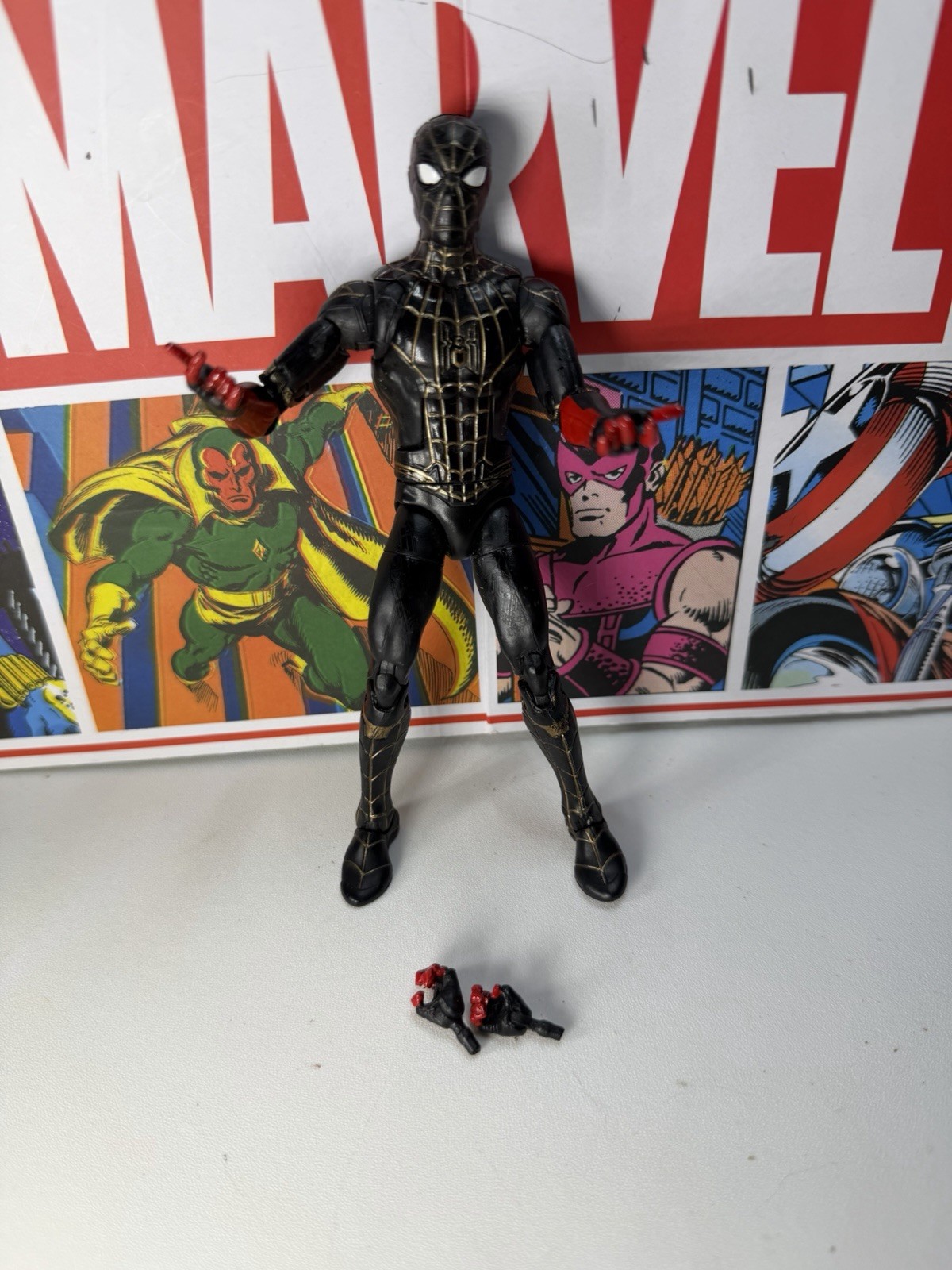 Marvel Legends Black and Gold Spider-Man
