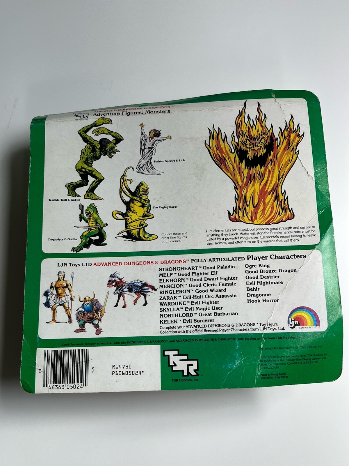 Advanced Dungeons And Dragons Fire Elemental Magic & Crystal Ball Treasure 1983