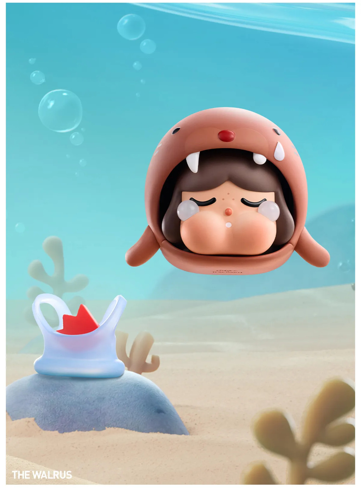 Authentic PopMart Crybaby Cry Me an Ocean Figure – Confirmed Walrus