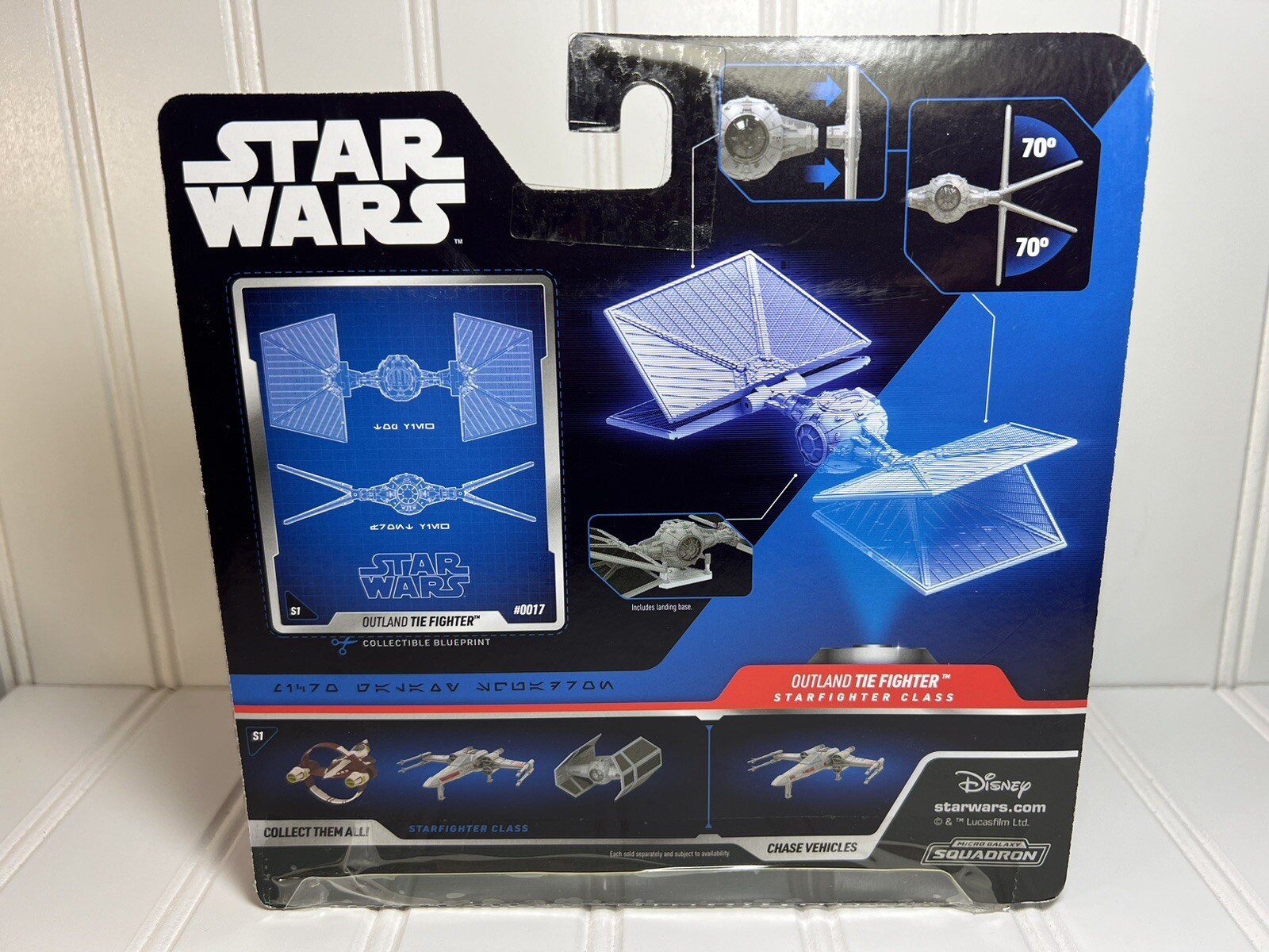 Star Wars Micro Galaxy Squadron Outland Tie Fighter Chase 1/15,000 Moff Gideon