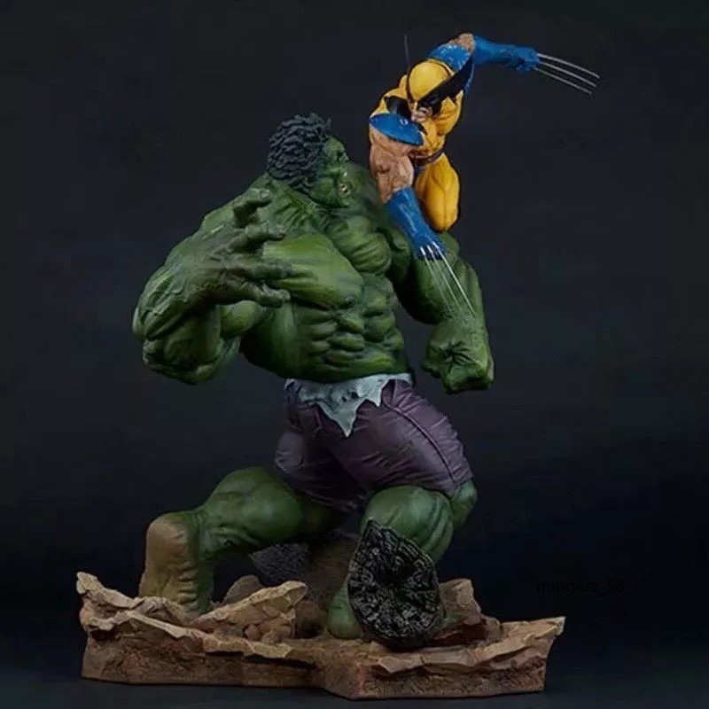 US STOCK Hulk VS. Wolverine 13 » Figure Statue Model Toy Collection Gift PVC New