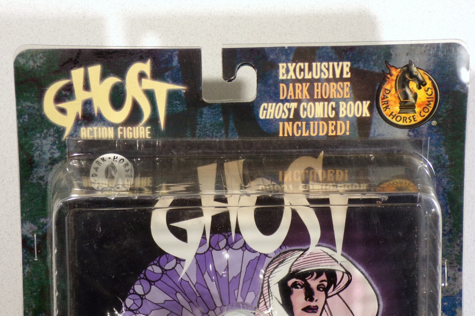 Dark Horse Comics GHOST Action Figure 1998 with Exclusive Ghost Comic Book
