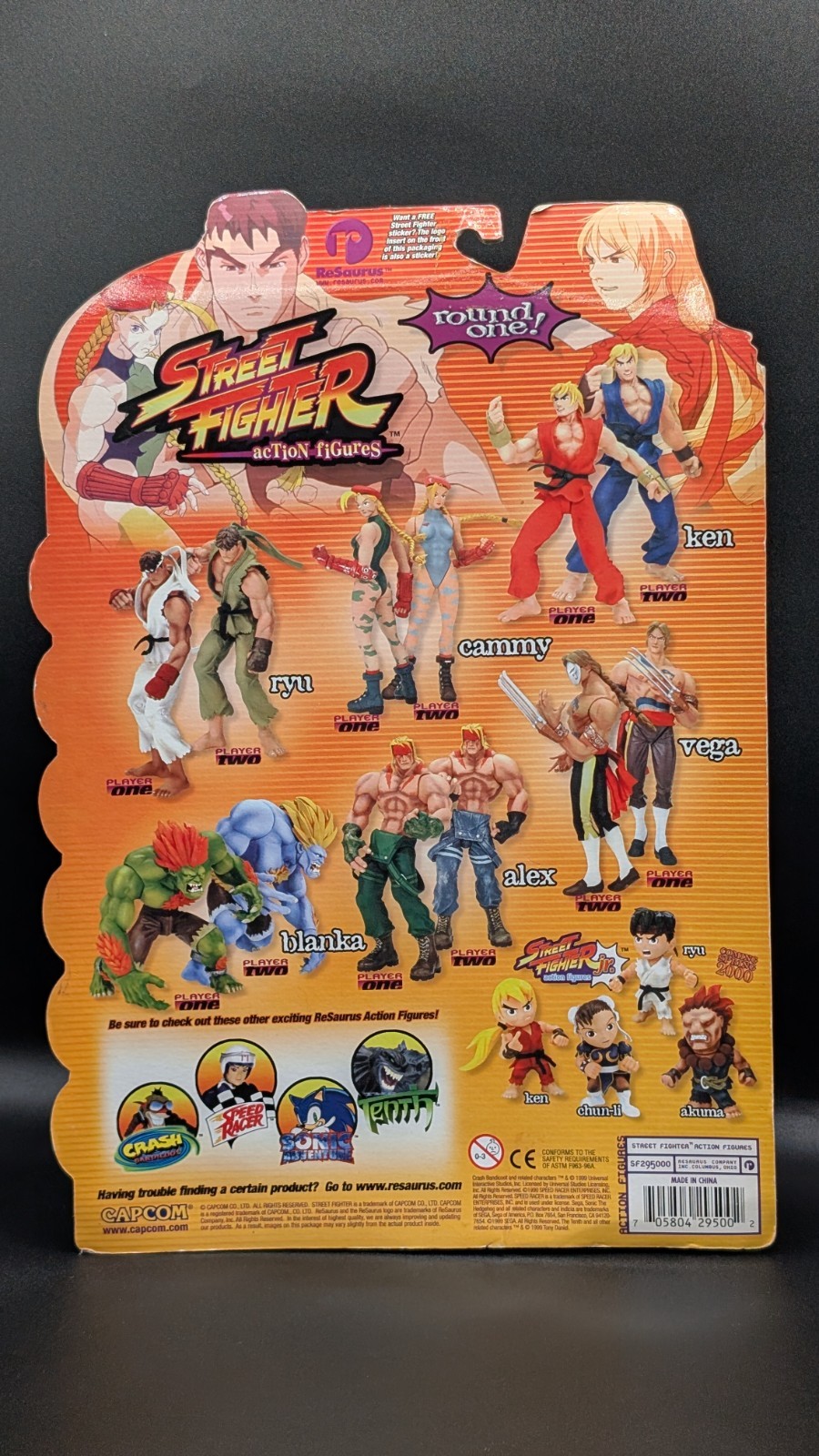 1999 ReSaurus Capcom Street Fighter Round One Cammy 7&Prime; Action Figure