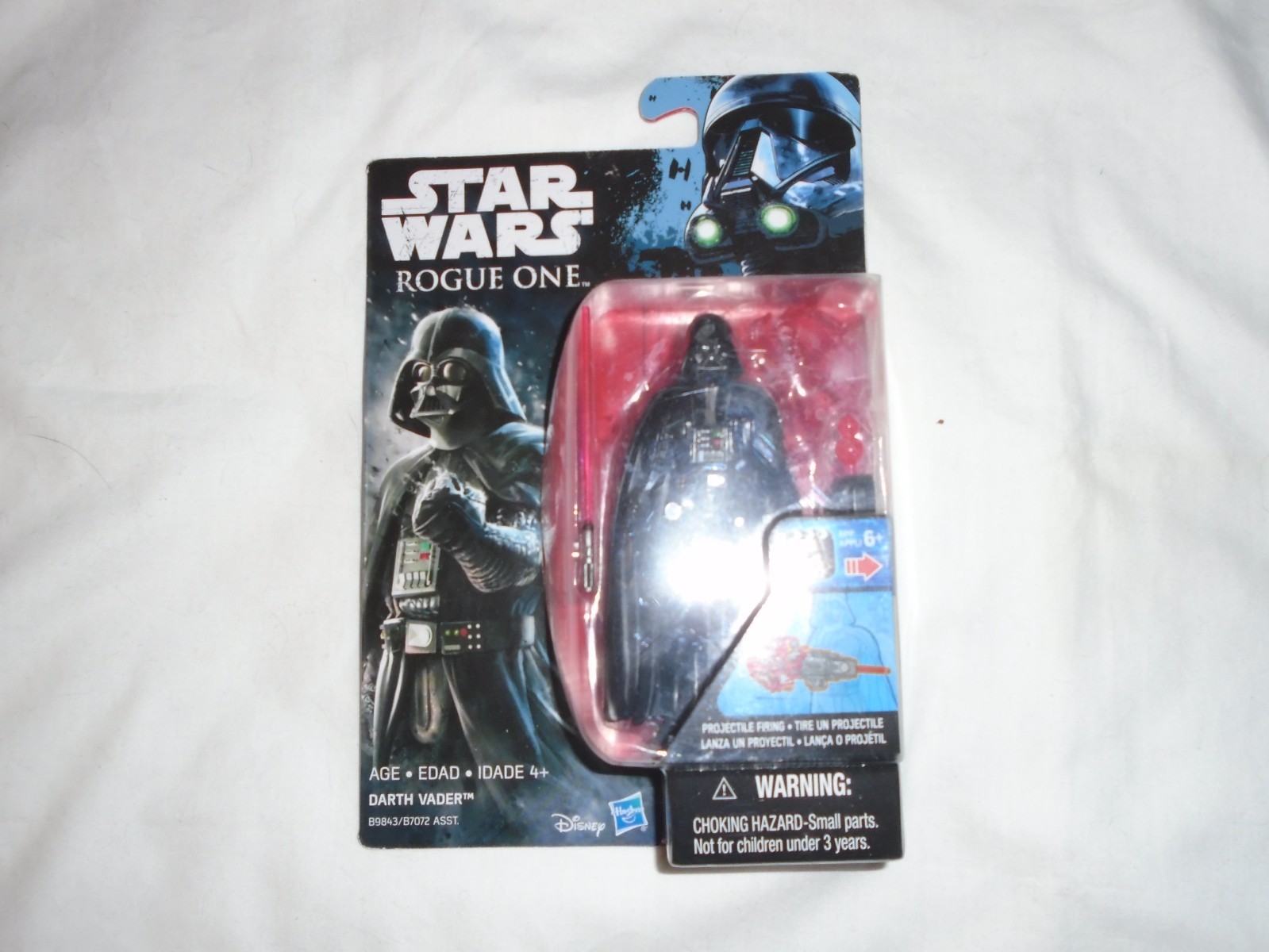 Hasbro Star Wars Rogue One DARTH VADER 3.75 Projectile Firing action figure NEW