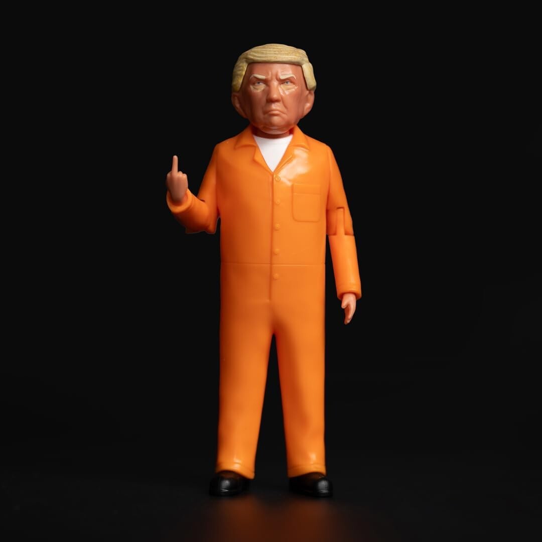 Lightweight Prison Trump Collectible – Perfect for Desktop Display & Photography
