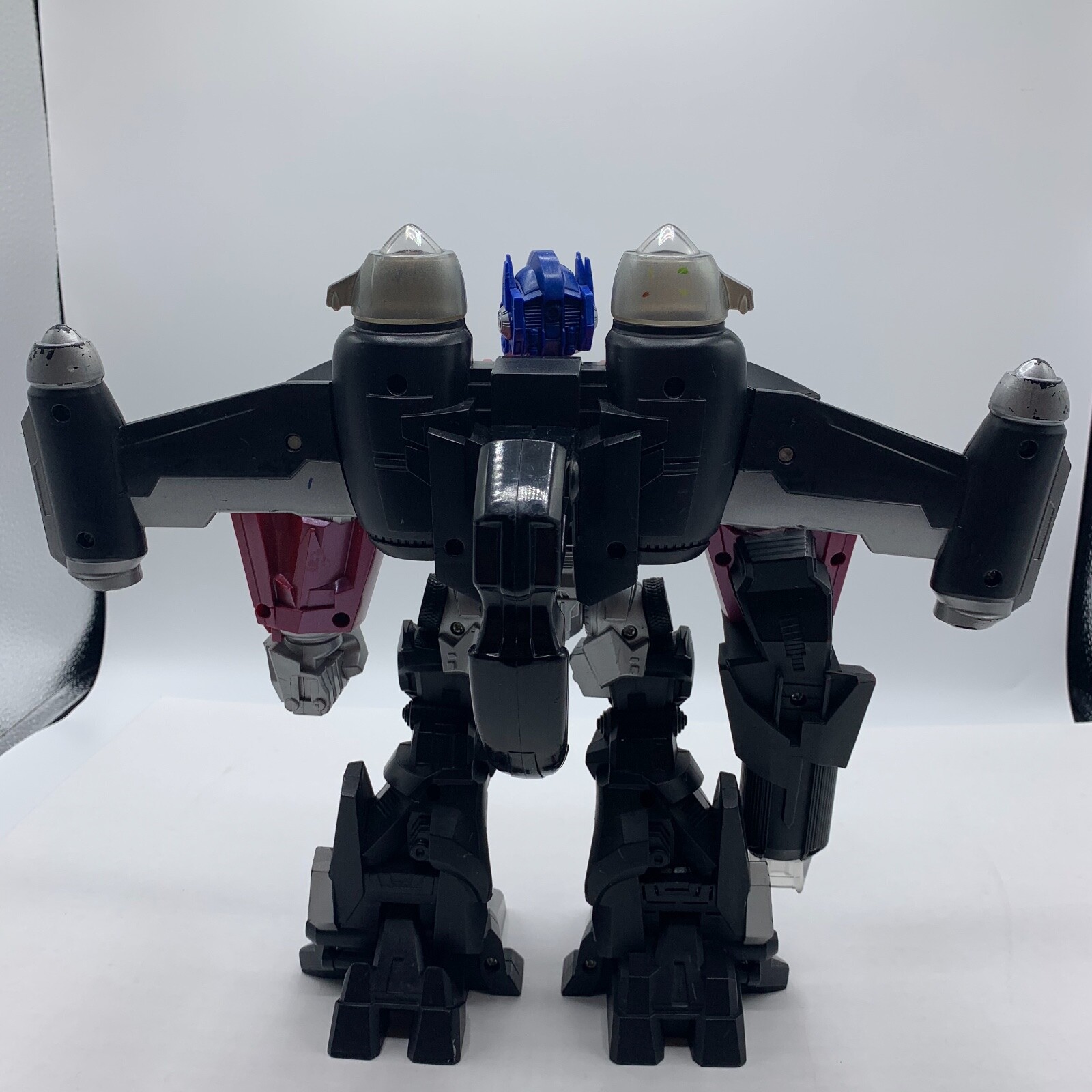 2008 Transformers Mega Power Bots OPTIMUS PRIME Hasbro 12&Prime; Lights Up