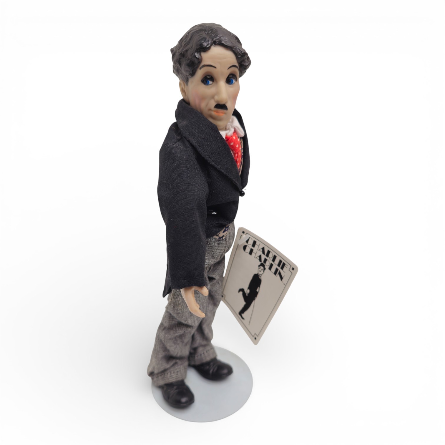 Presents Charlie Chaplin Collector Doll P3785 1990 Cane Accessory Vintage Figure