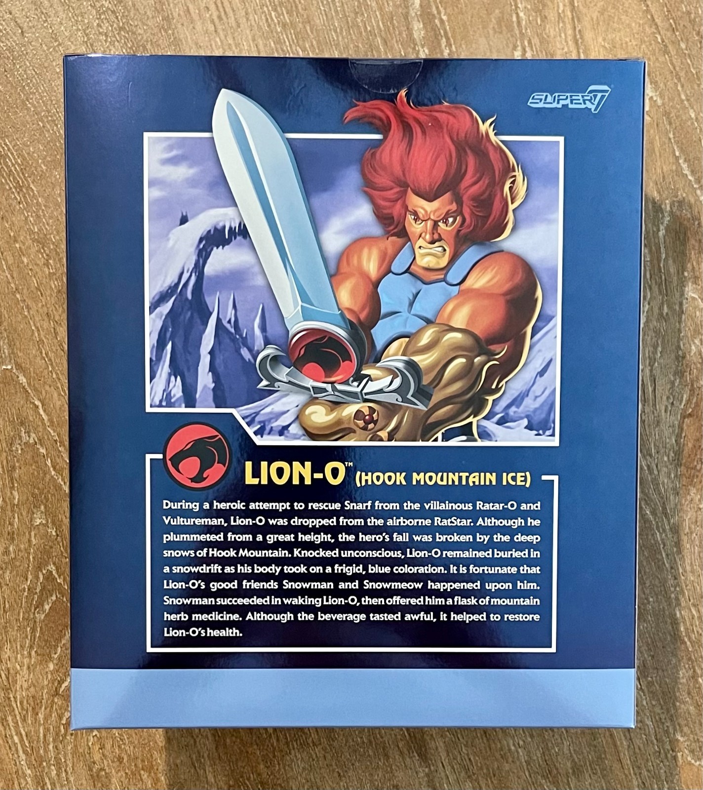 Super7 Thundercats Ultimates Lion-O Hook Mountain Ice Figure 2022 SDCC Exclusive