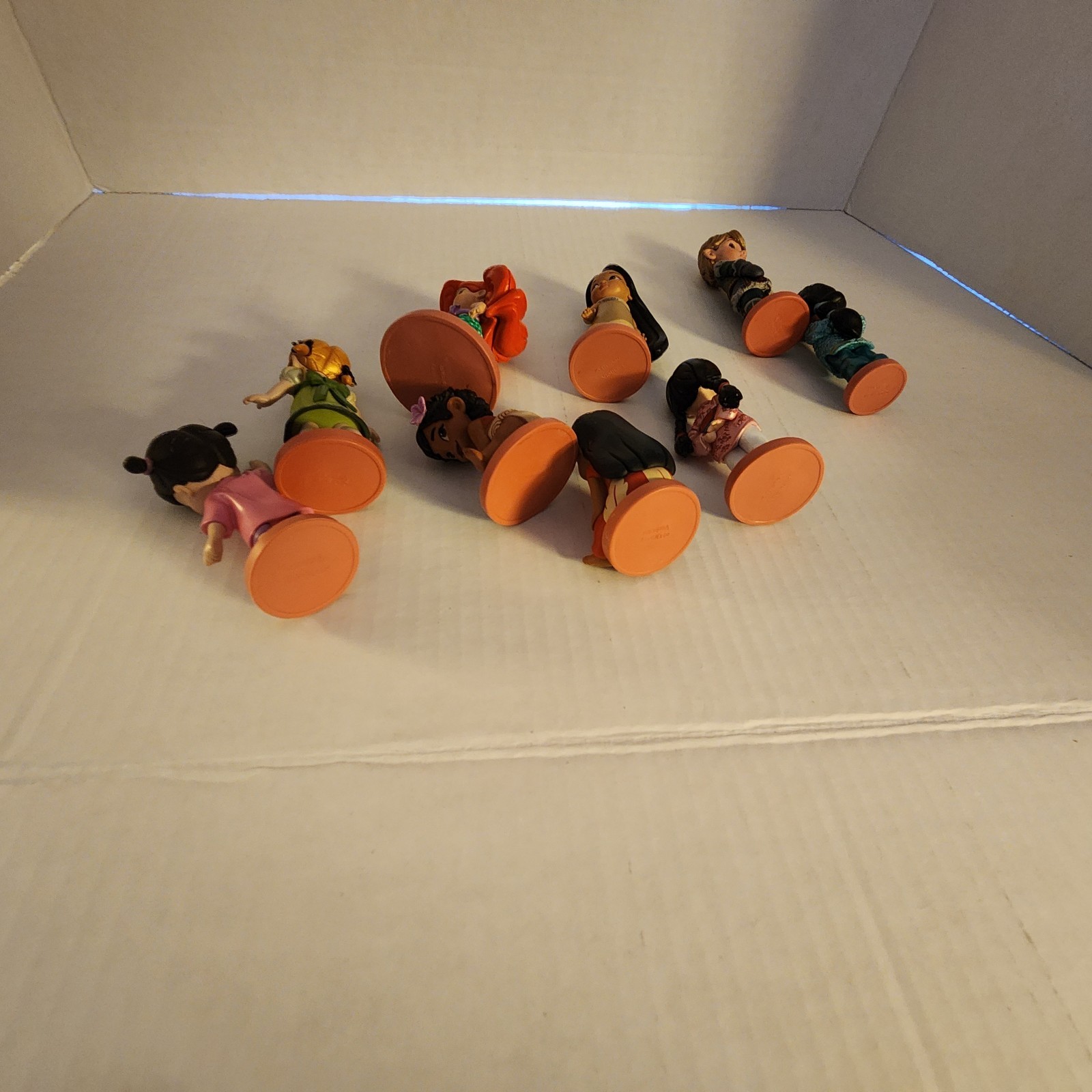 Disney Animators Figures Princesses & Others Lot of 9 Dolls PVC Ariel Moana