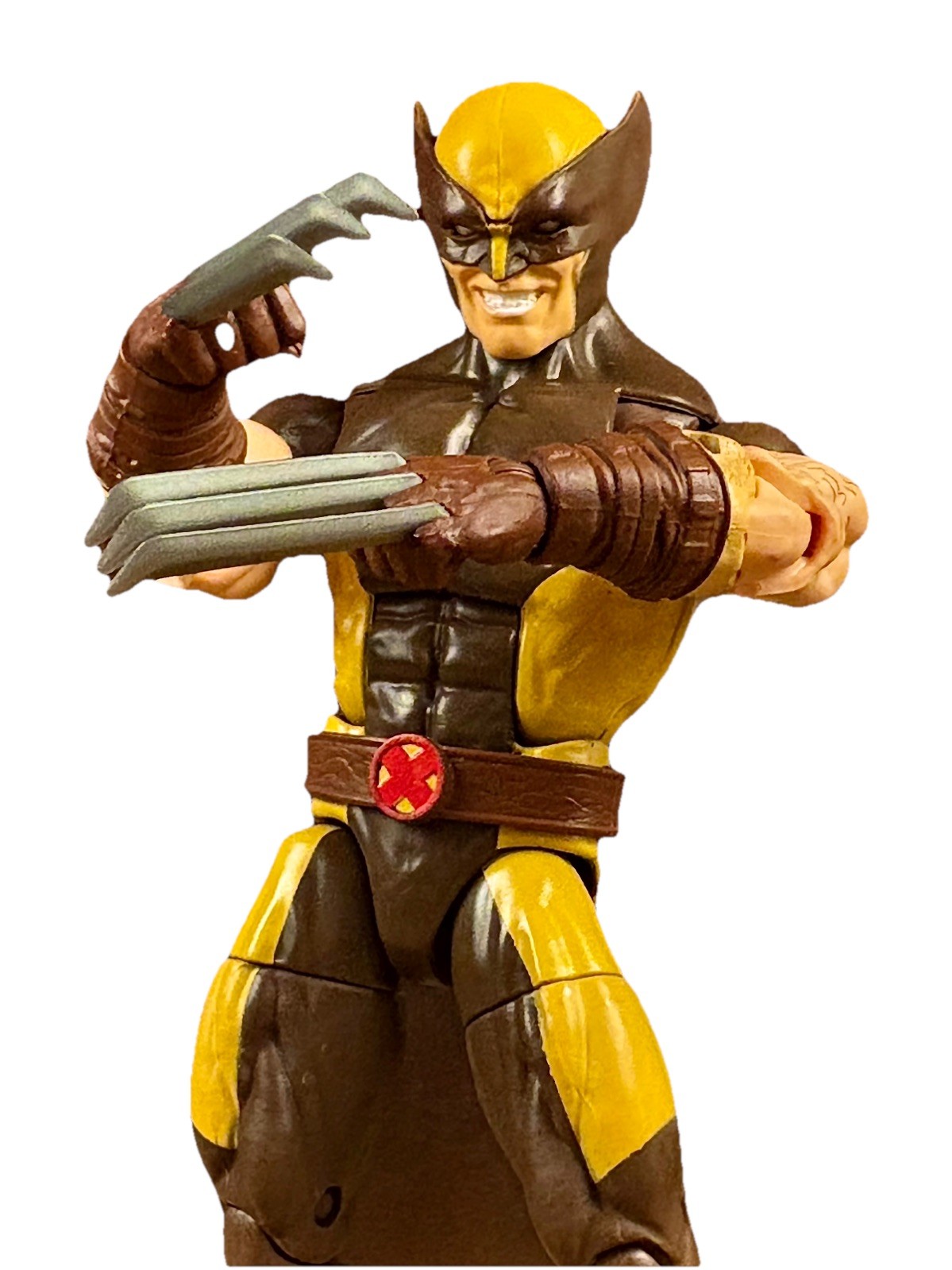 X-Men Hasbro Wolverine Brown Suit House of X Marvel Legends Figure COMPLETE !!!