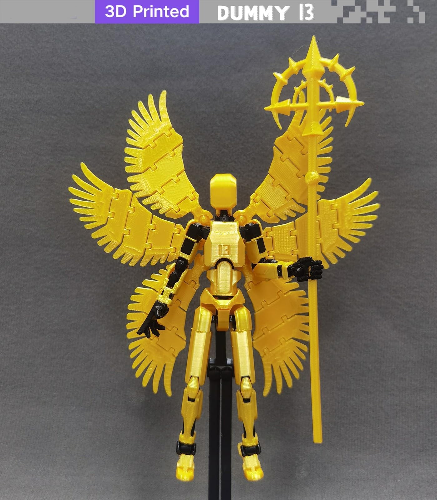 (Assembly Completed) 3D Printed T13 Action Figure, 5.5 Inch Multi-Jointed…
