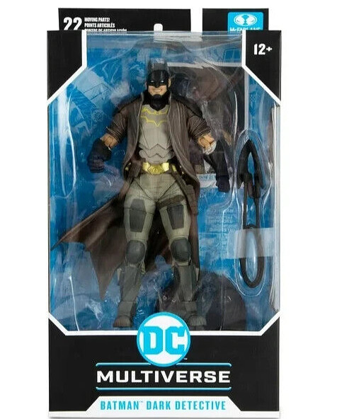 McFARLANE TOYS DC MULTIVERSE GOLD LABEL BATMAN DARK DETECTIVE MOVING PARTS