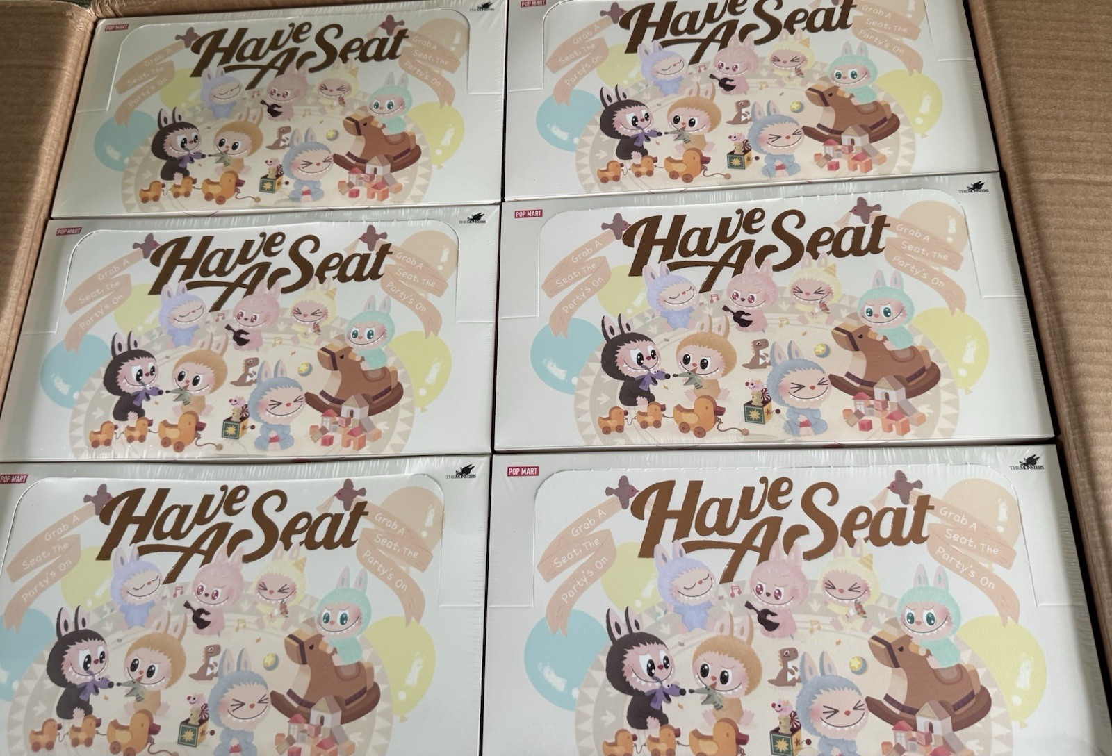 🌟AUTHENTIC🌟 Pop Mart – [The Monsters Have a Seat] Labubu Full Set Box Sealed*