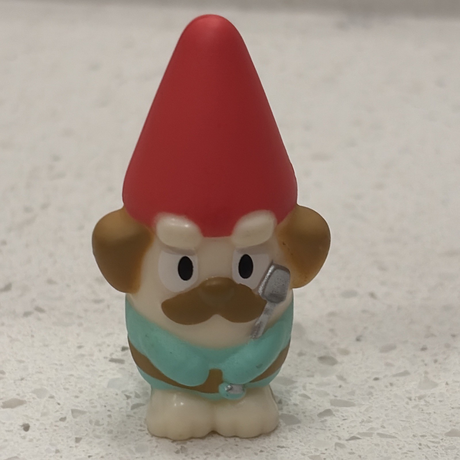 Bluey Garden GNOME Mini Figure Hammerbarn Hecuba Gerald Shovel Blue EUC