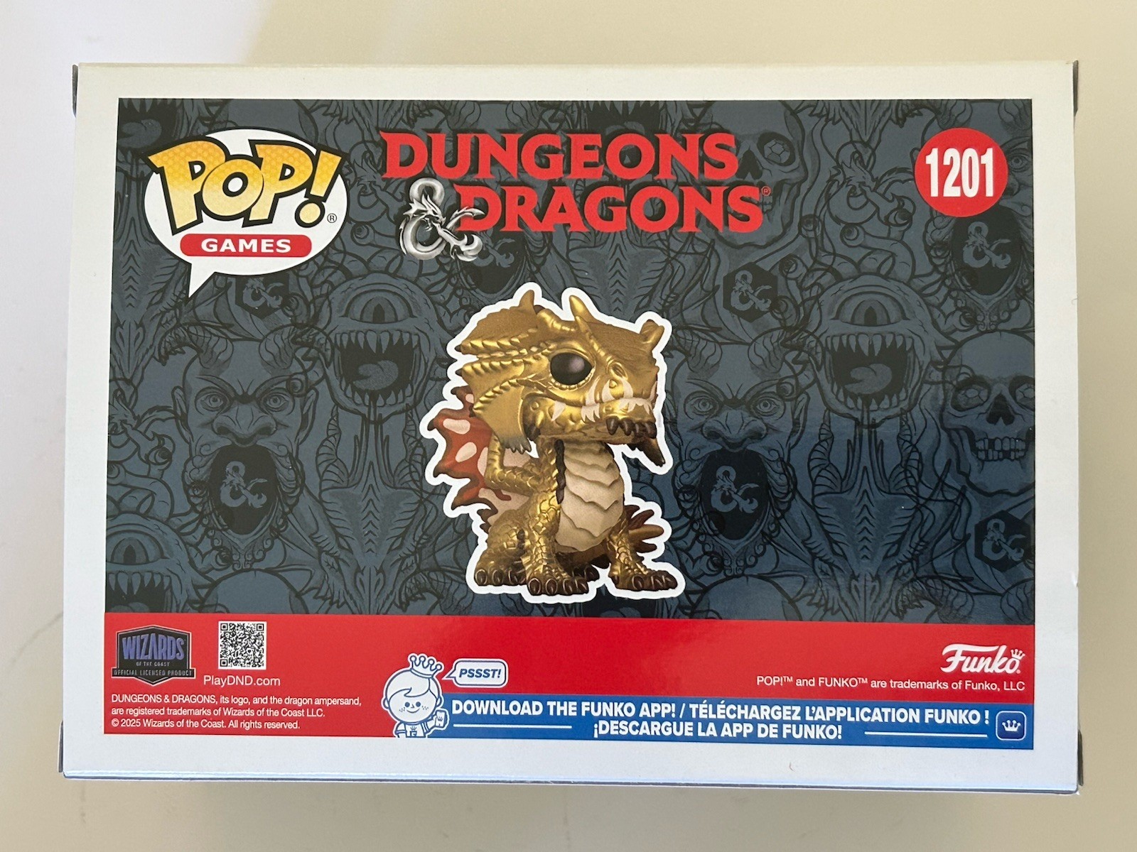 « Dungeons Dragons » Brass Dragon Wyrmling Ltd Supreme 8000pcs Funko Pop #1201 New