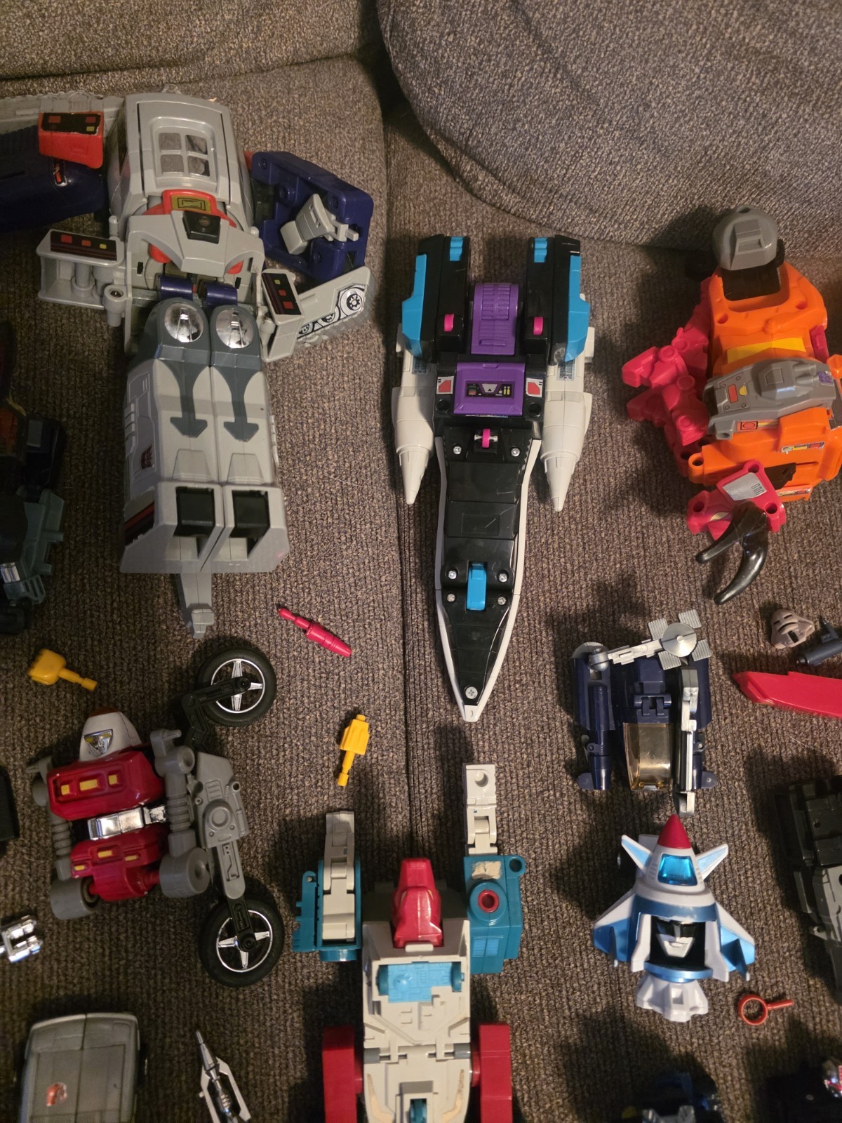 Vintage Transformers Lot Pieces And Weapons None Are Complete NO RETURNS