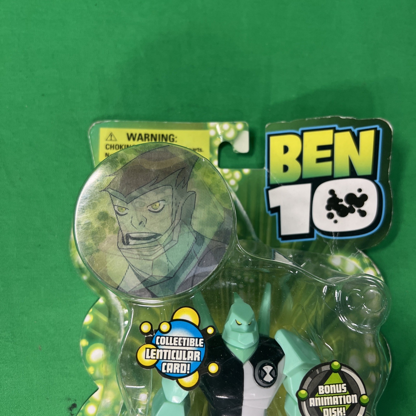 Ben 10 Diamondhead Alien Action Figure Lenticular #27202 Bubble Loose