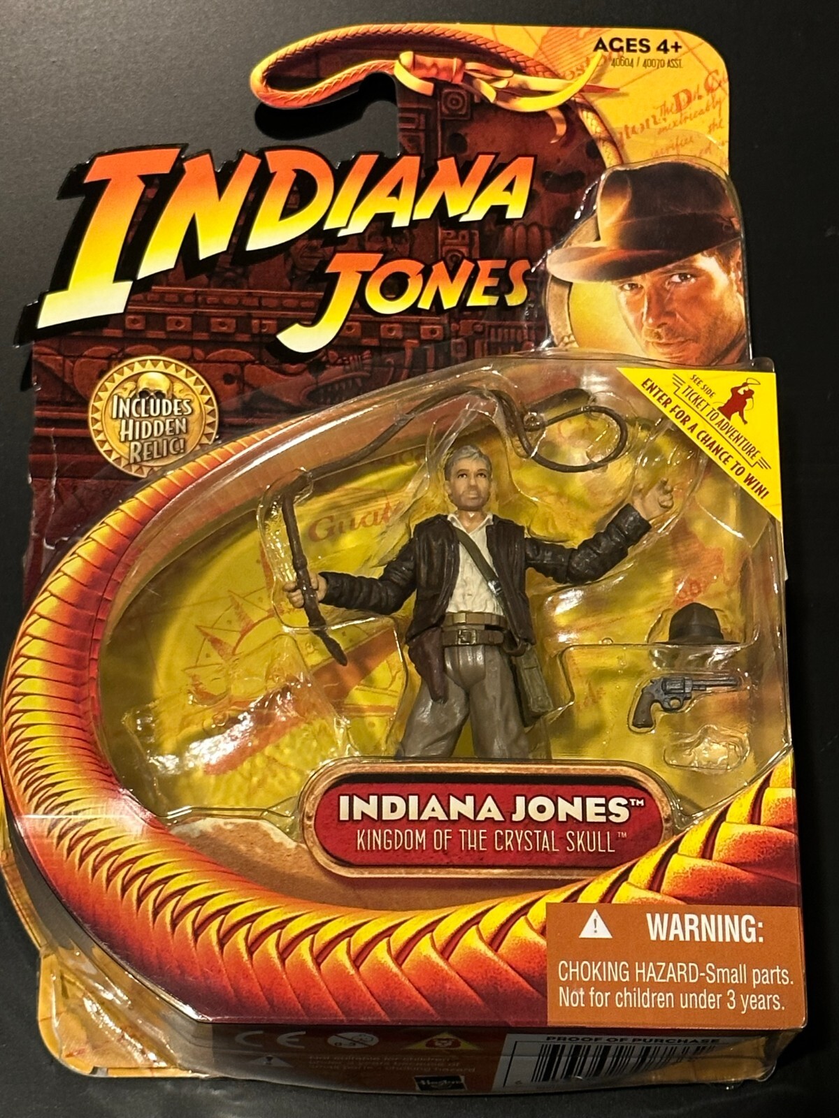 Hasbro Indiana Jones Figure 3.75&Prime; MINT Kingdom Skull W/Accessories (No Packaging