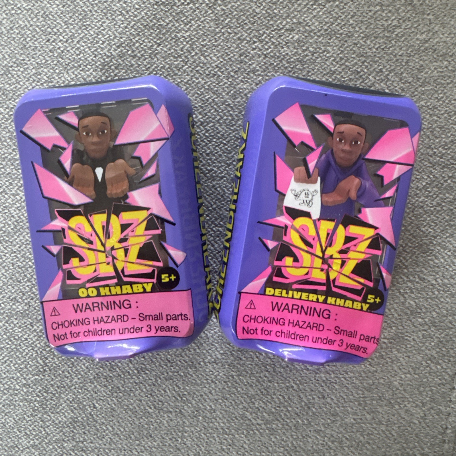 (Lot of 2) ScreenBreakZ Figures: 00 KHABY, DELIVERY KHABY – New Sealed