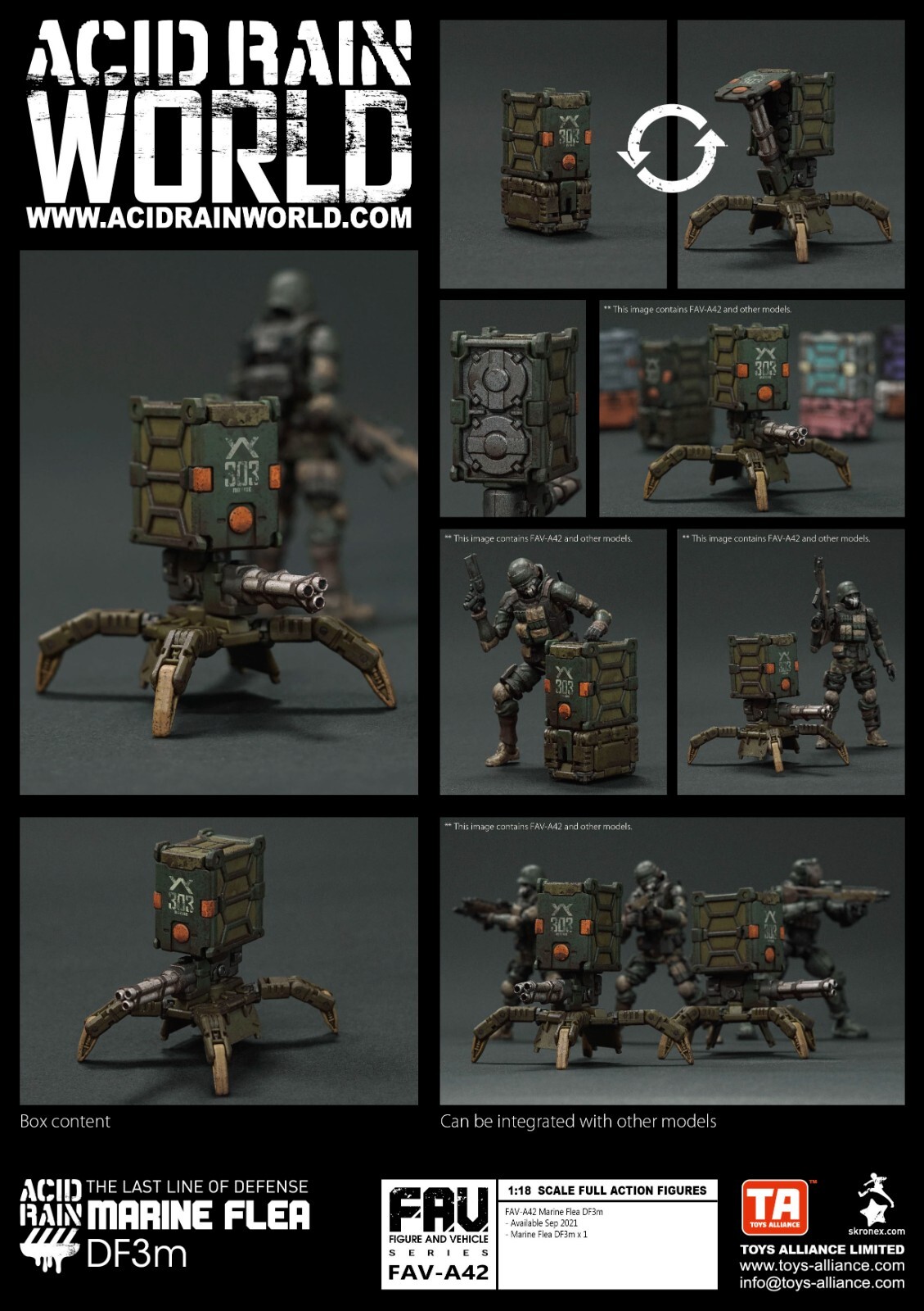 TOYS ALLIANCE Acid Rain FAV-A42 Marine Flea DF3m