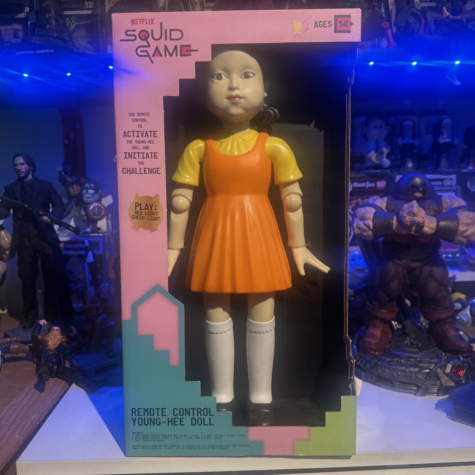 Netflix Squid Game Remote Control Young-Hee 15&Prime; Doll Red Light Green Light New