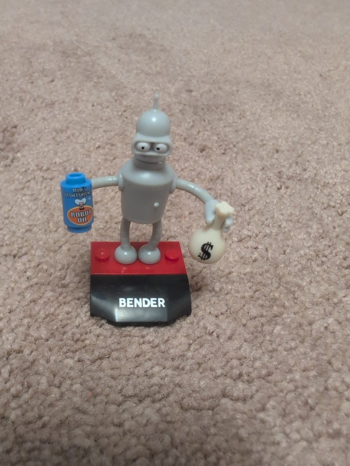 2017 Mattel 2.25&Prime; Mega Construx Heroes S.2 Futurama « Bender » Mini Fig Free Ship