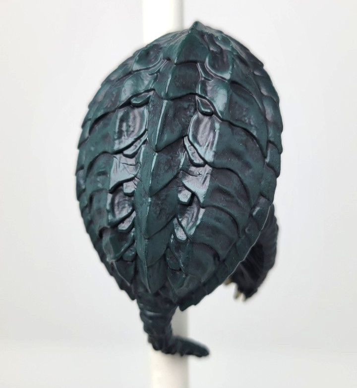 Hugging Gamera 1996 Green Version – 2&Prime; Mini Gashapon Figure Gacha Genco