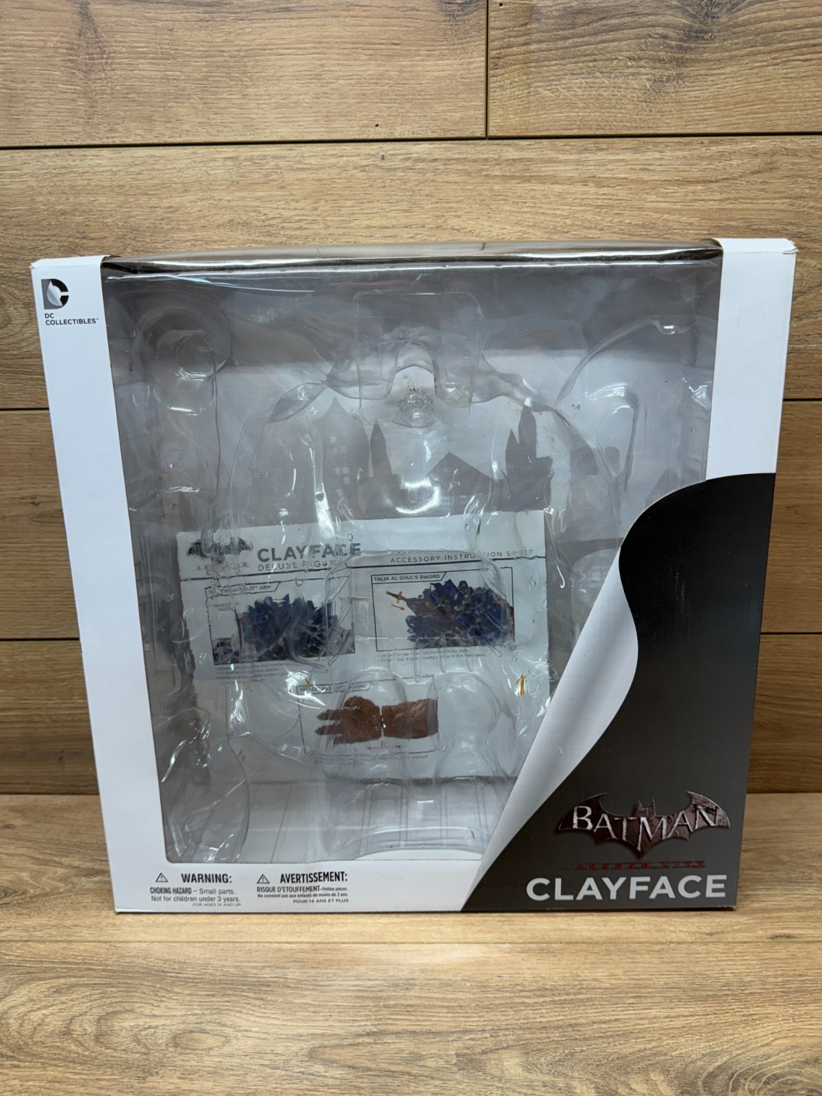 DC Collectibles Batman Arkham City Clayface Deluxe Figure « BOX ONLY »