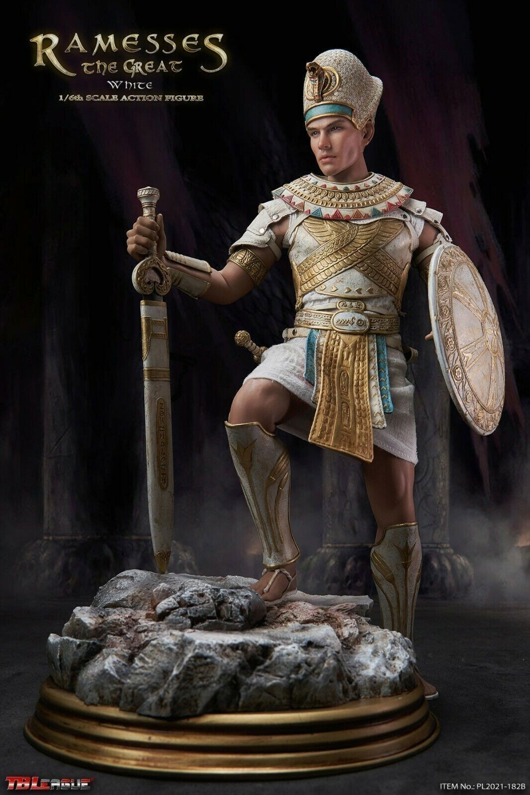 TBLeague PL2021-182B Ancient Egypt Ramesses II the Great White 1/6 Action Figure