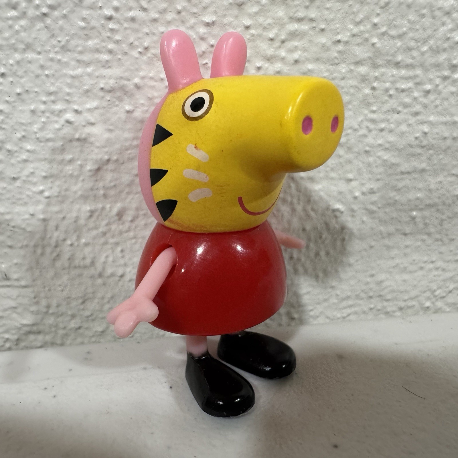 Peppa Pig Tiger Stripe Painted Face Figure Toy Unique Collectible Character