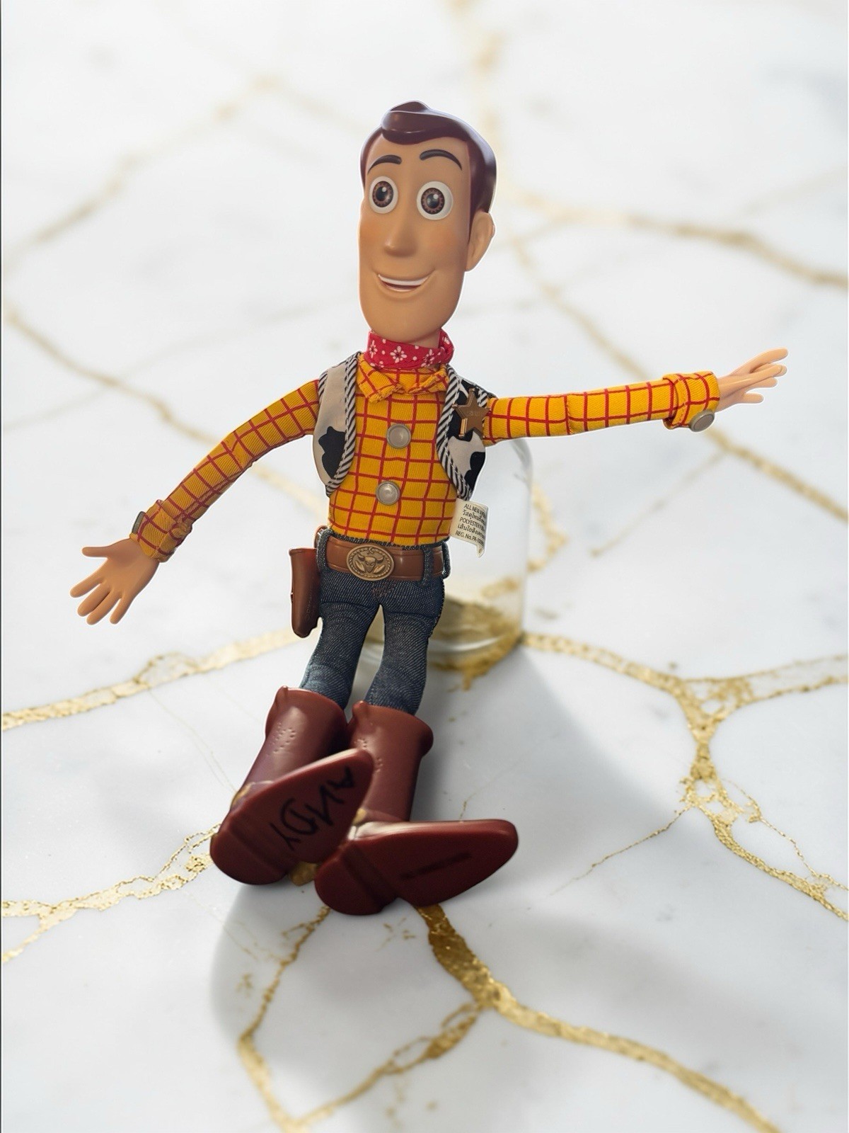 Disney Pixar Toy Story 4 Woody Talking 16 in Action Figure Perfect Condition