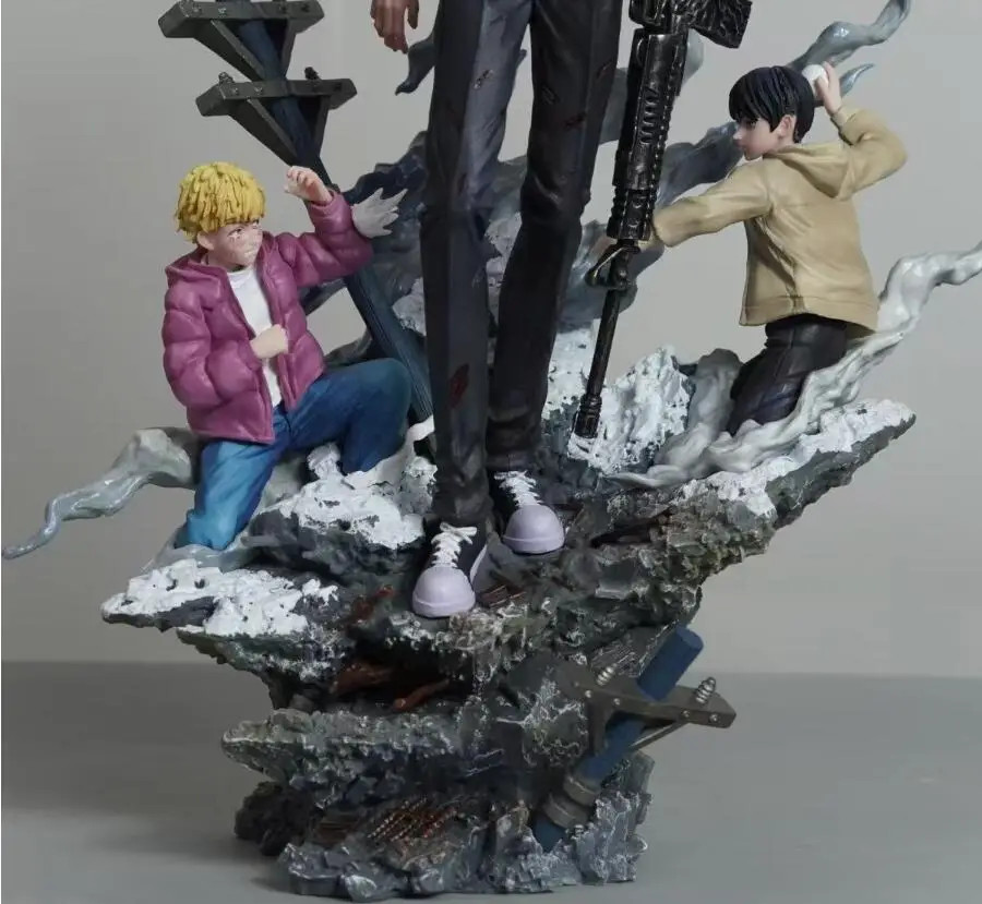 Chainsaw Man Gun Devil GK Resin Statue Anime Figure Collectible Model Toy