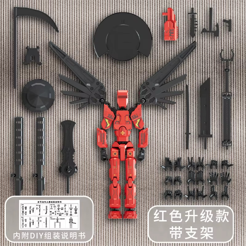 Multi-Jointed Movable Shapeshift Robot 3D Printed Mannequin Dummy 13 Action Figu
