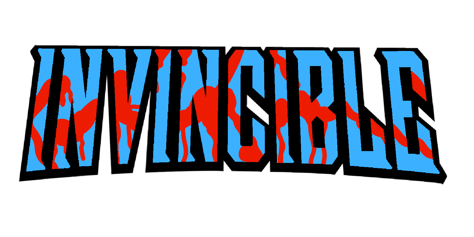 Invincible Comic Title Vinyl Decal