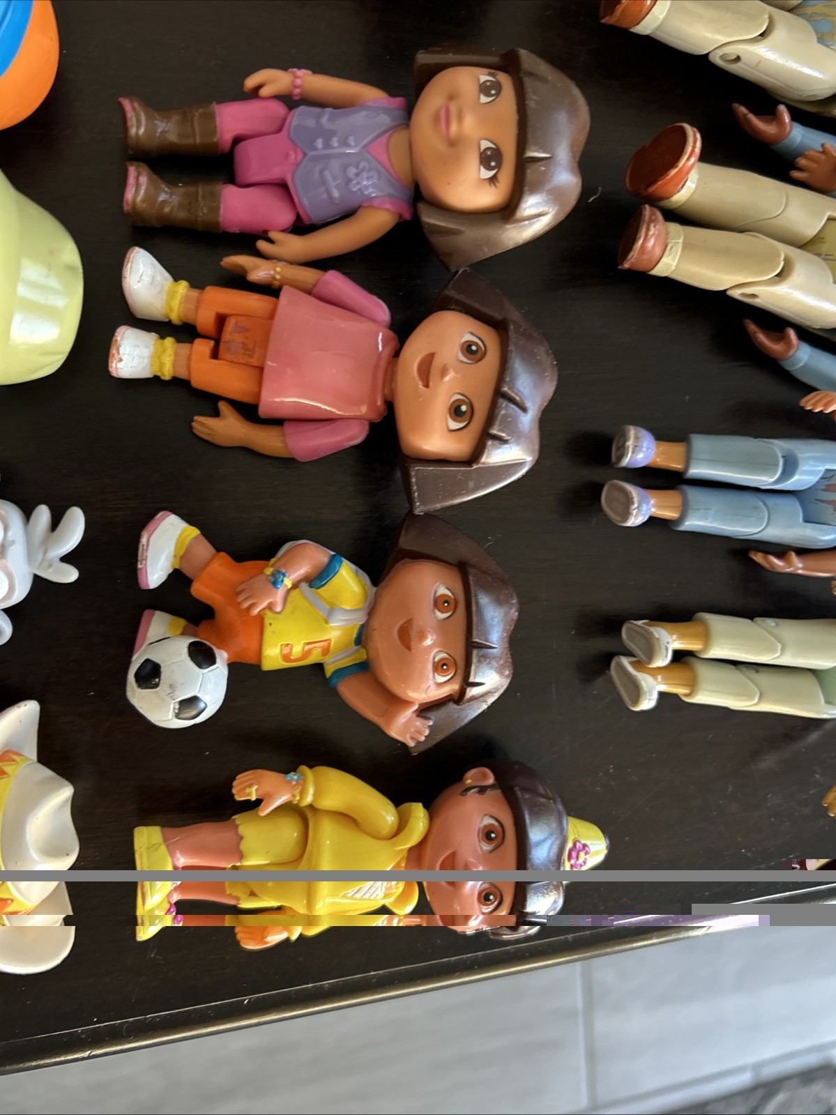 HUGE lot Dora The Explorer Talking Doll House Furniture & Figures Diego & Boots
