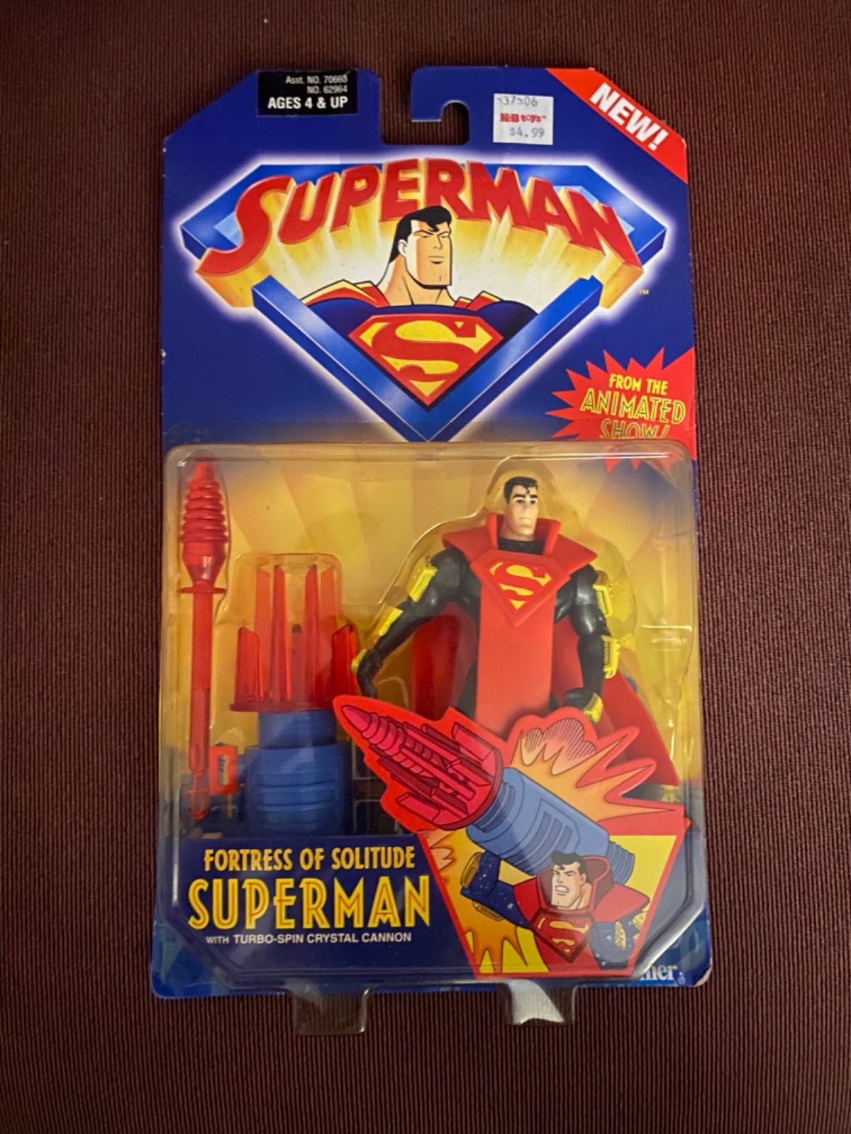 Kenner Superman Animated Show Action Figure Lot Capture Net Superman included