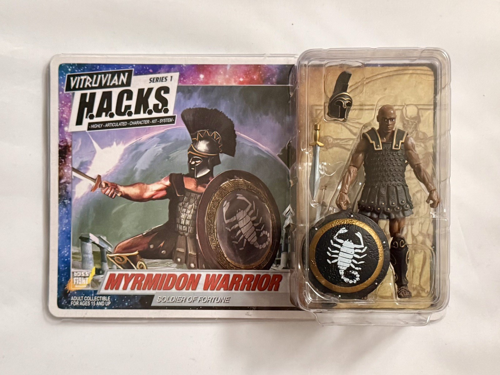 VITRUVIAN HACKS MYRMIDON WARRIOR BOSS FIGHT STUDIO MOC