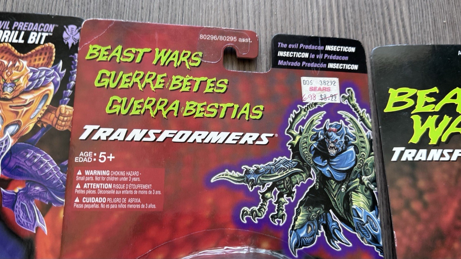 Kenner Transformers Beast Wars Action Figure Collection Boxed Lazorbeak Snarl