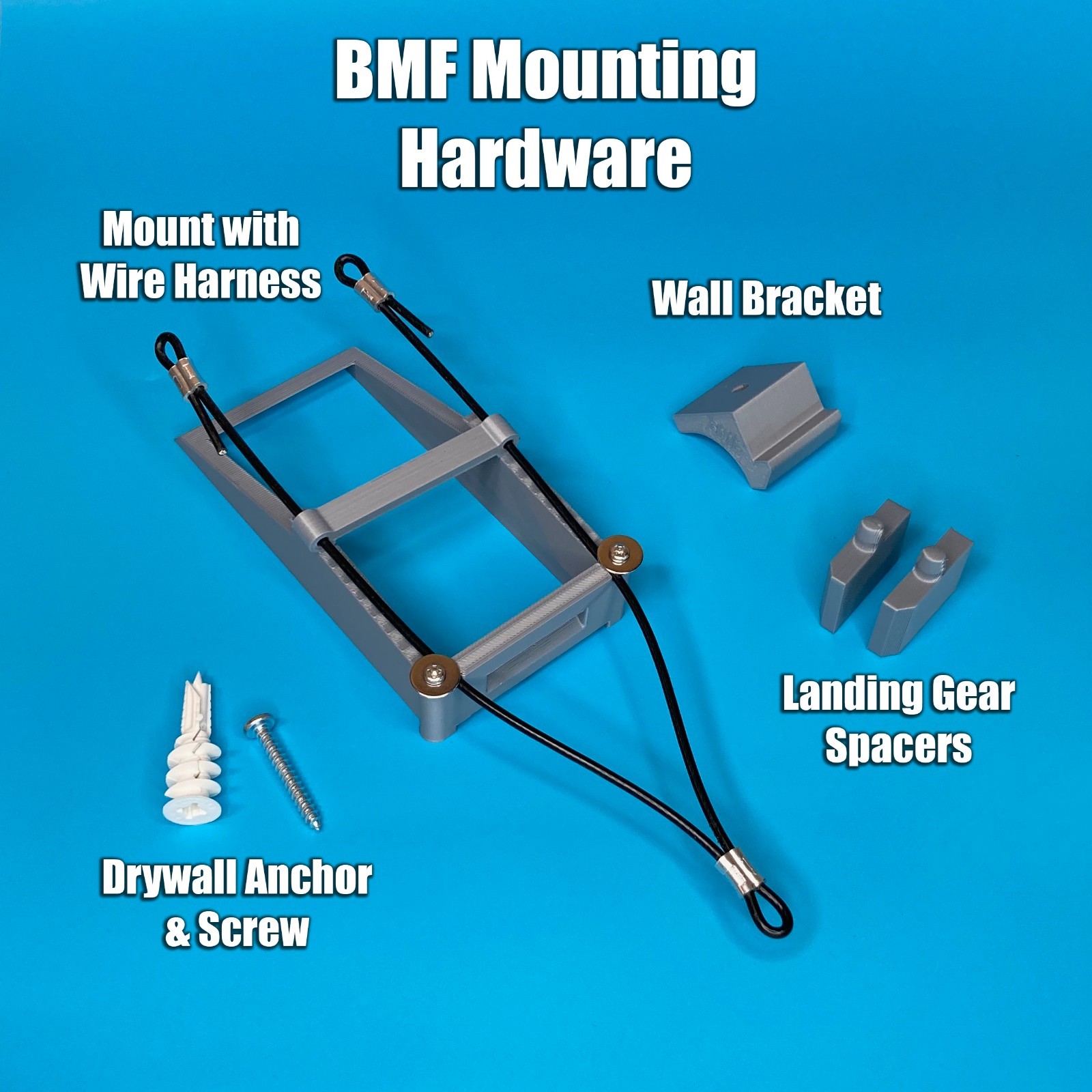 Wall Mount Bracket for Star Wars BMF Millennium Falcon 2008 TLC VC Smugglers Run