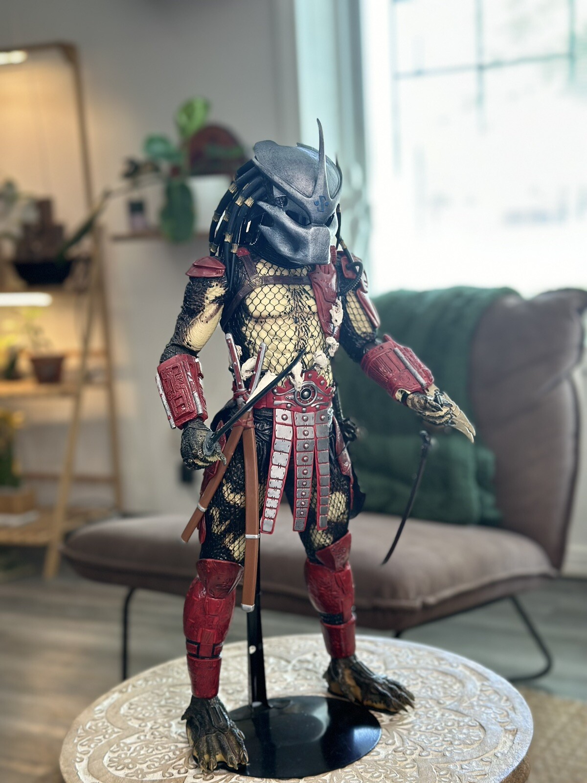 Custom 1/4 Scale Enforcer Mask For Neca Jungle Hunter Predator -MADE TO ORDER