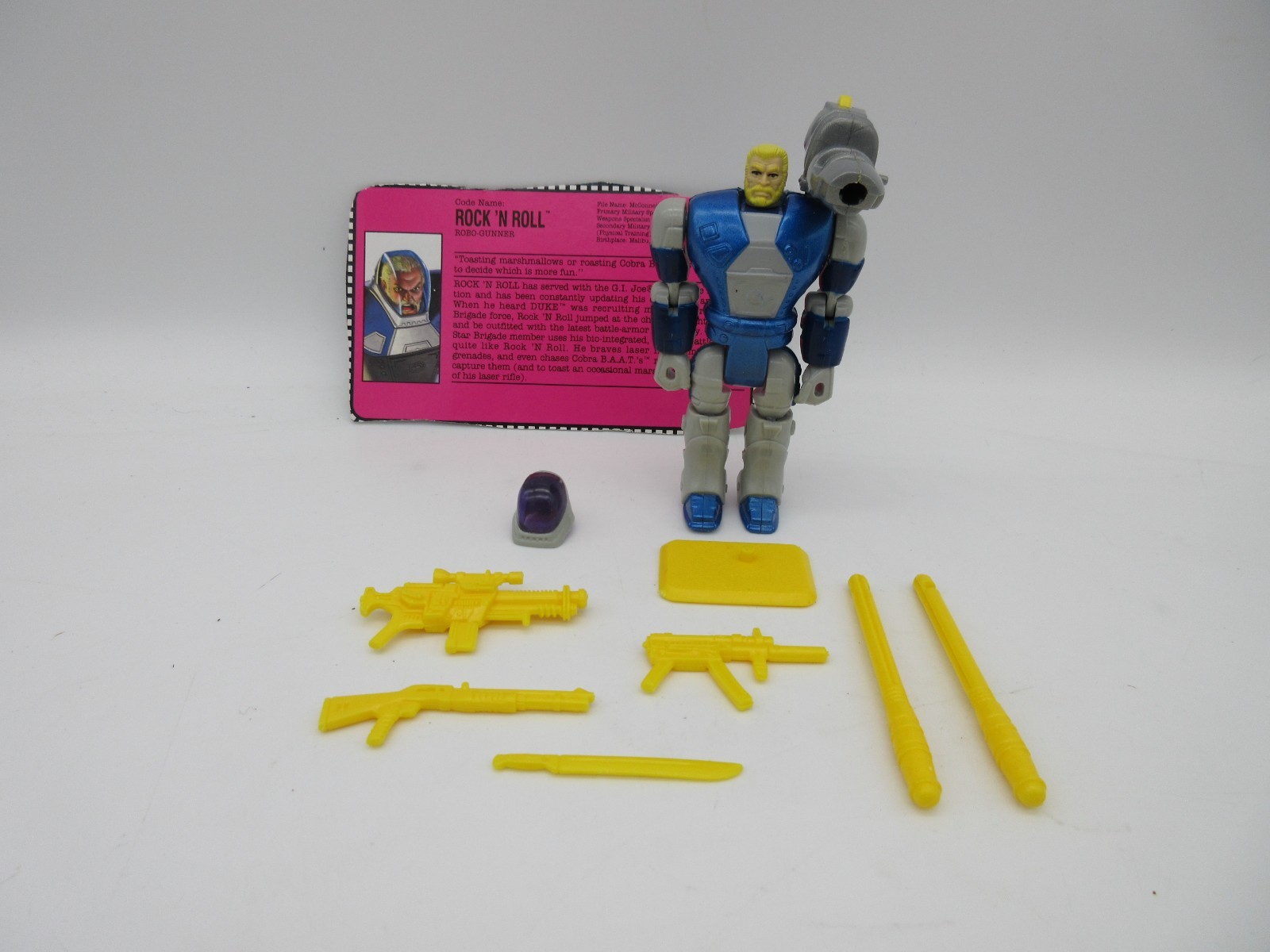 GI Joe Star Brigade Rock &lsquo;N Roll v4 Robo-Gunner [Hasbro, 1993] 100% COMPLETE