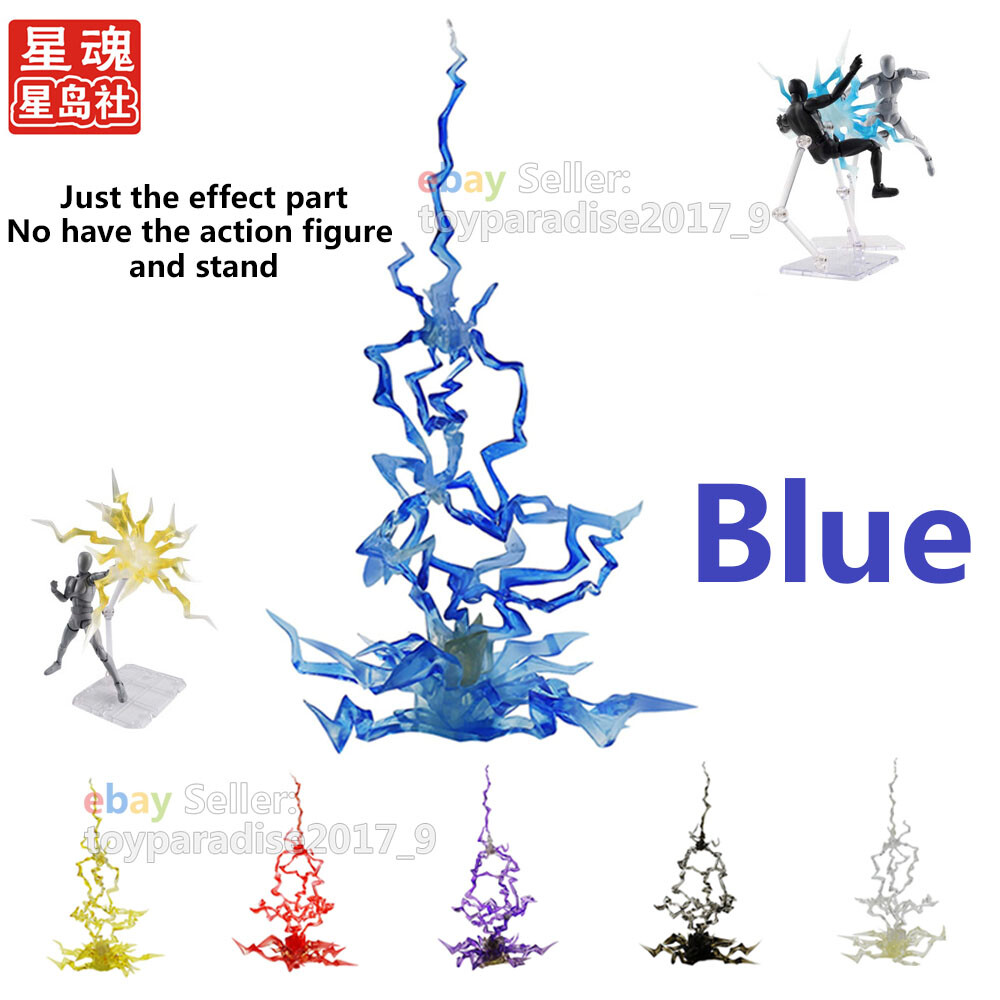 Effect Thunder Lightning Blue Red Figuarts Figma D-arts Rider 1/6 Figure Hot Toy