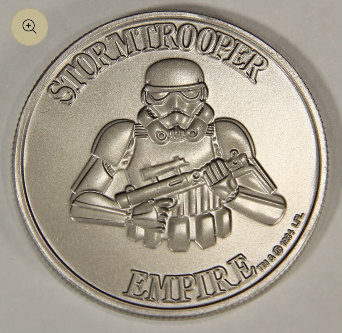 Custom Star Wars COIN POTF DROIDS Smith Lord Stan Solo REPRO Han Leia Luke Boba