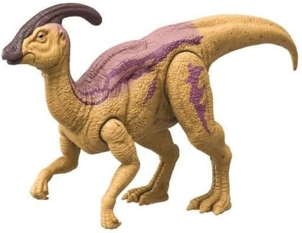 Jurassic World Wild Roar Dinosaur Action Figure, Parasaurolophus with Glowing Sp