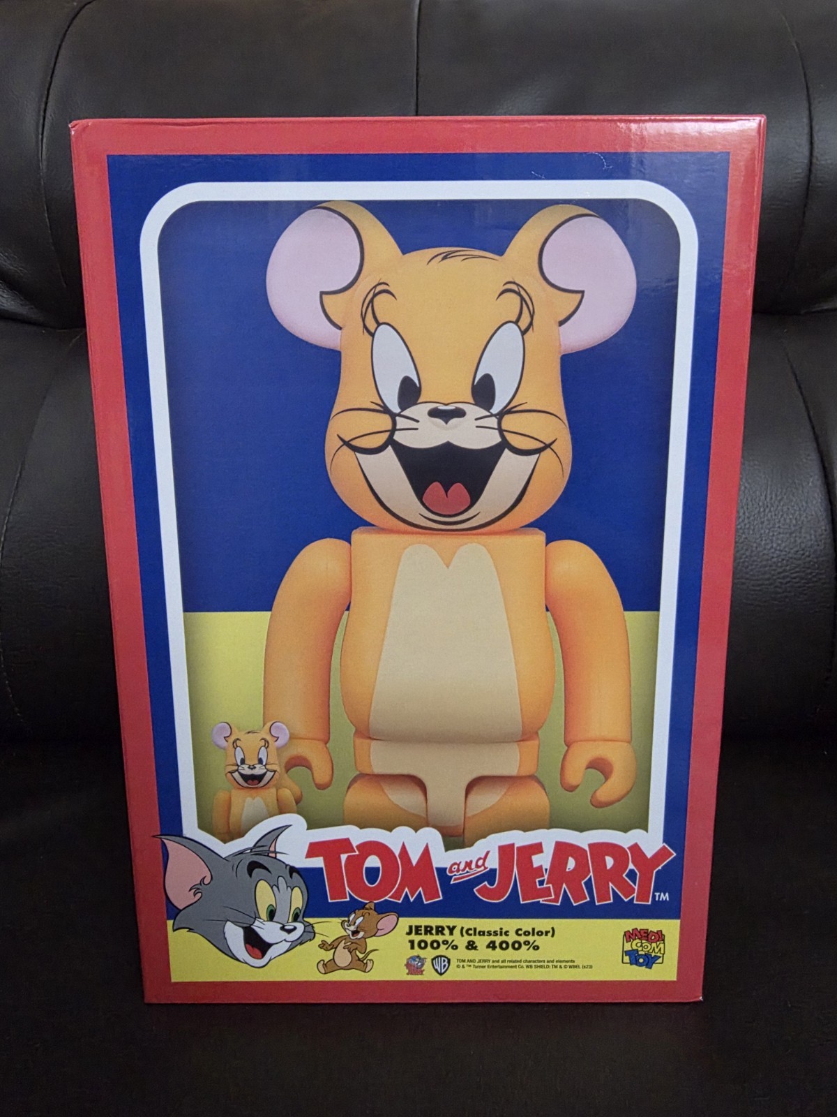 Medicom Bearbrick Tom & Jerry CLASSIC COLOR JERRY 400% & 100% Set Be@rbrick US