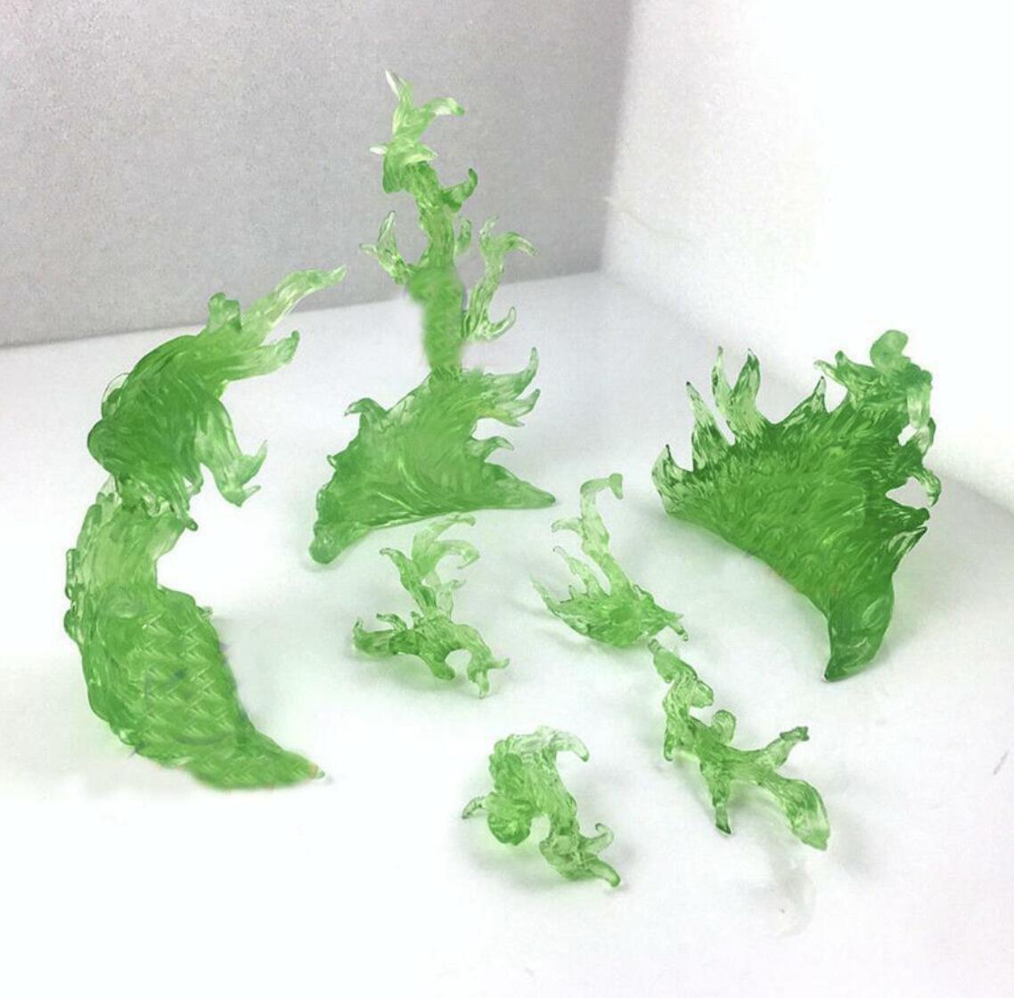 EFFECT BURNING FLAME Green D-Art Figma Kamen Rider gundam 1/6 figure hot toys