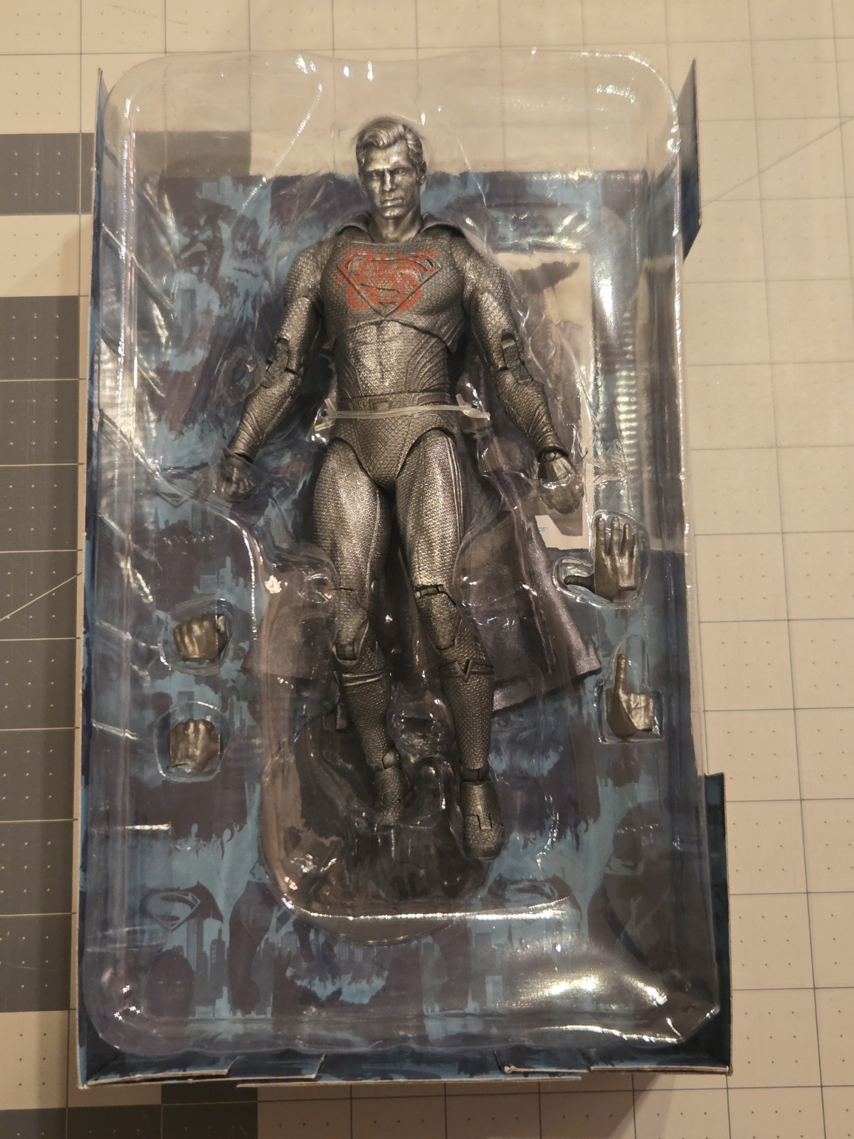 DC Mcfarlane Multiverse Superman False God Platinum Batman V Dawn of Justice