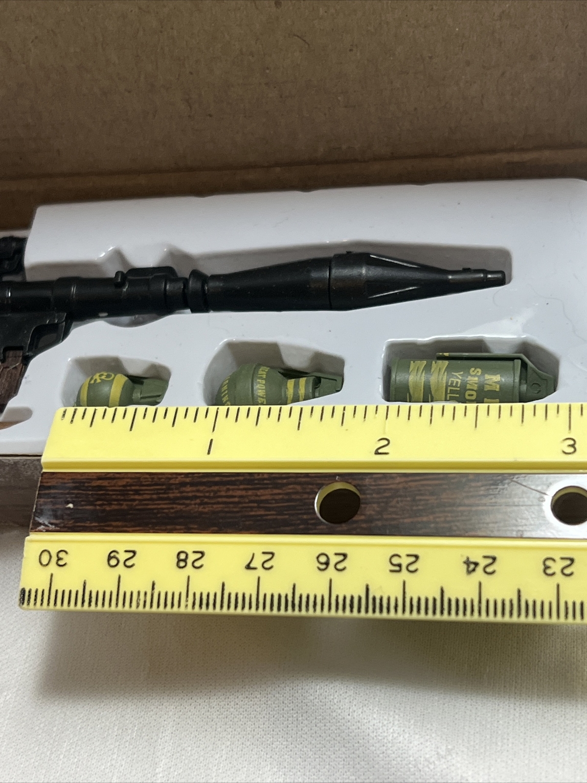 GI Joe Action Figure RPG Rocket Propelled Grenade 4D With Box